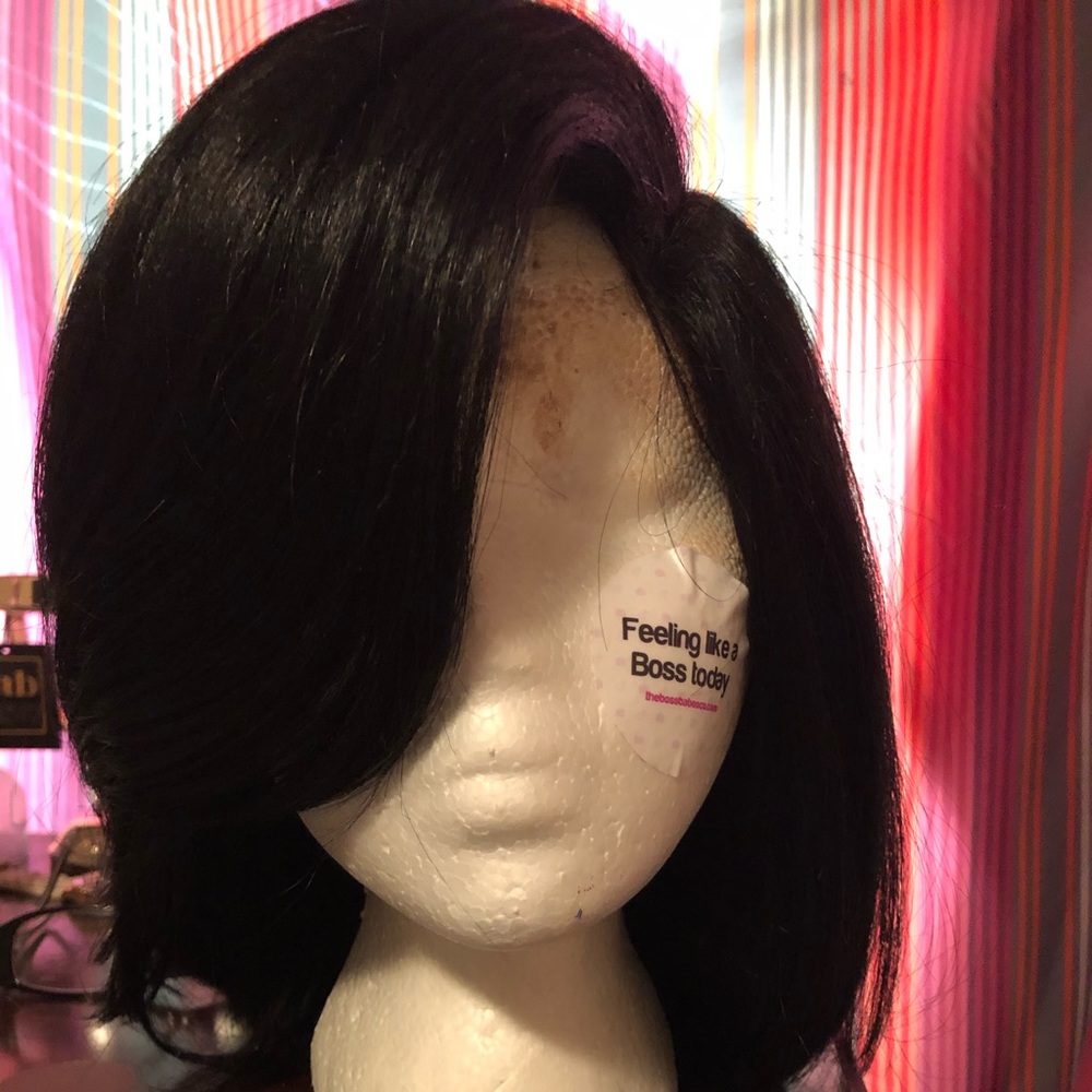 Synthetic bob wig